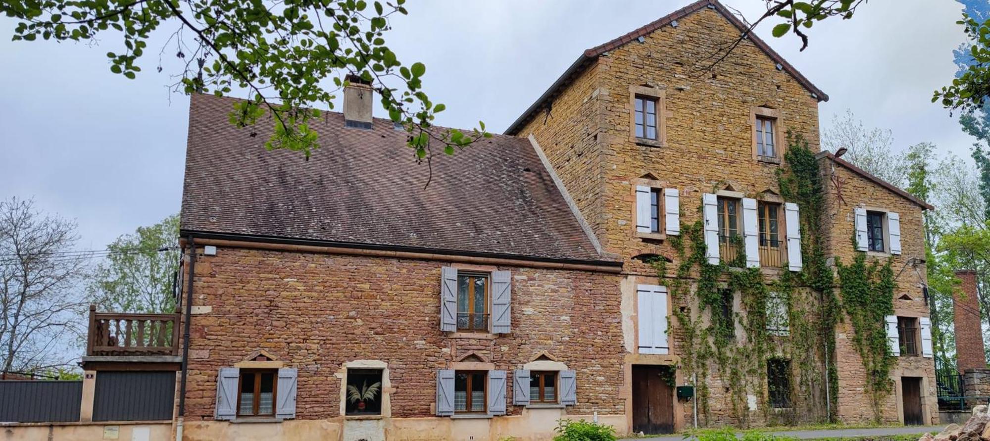 Bed and Breakfast Le Moulin De Chazelle Cormatin Exterior foto